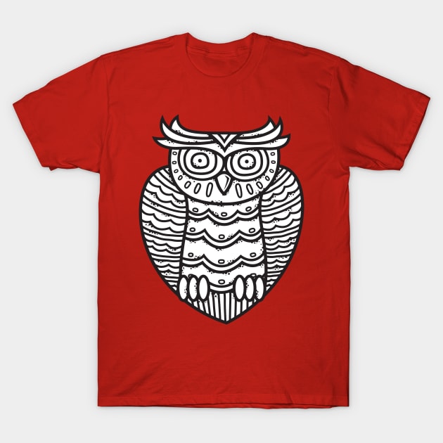 OWL Doodle T-Shirt by krisren28